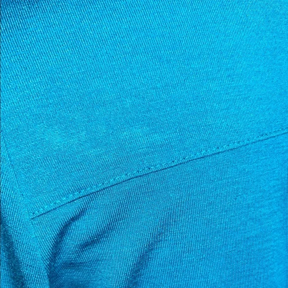 Anni Kuan - Elegant Teal Wrap Top - Picture 6 of 10